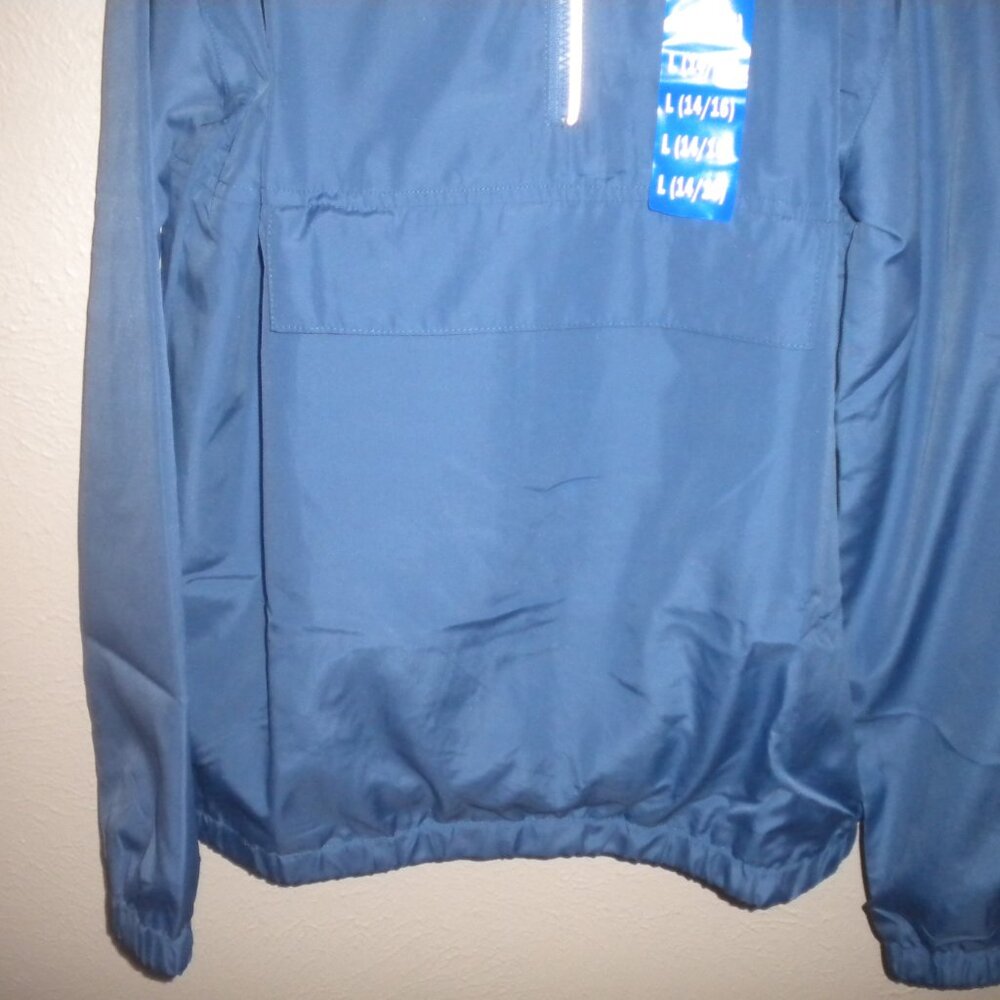 Avalanche Boys Large 14/16 Blue Packable Jacket NWT Changes Pattern when wet - Picture 4 of 5
